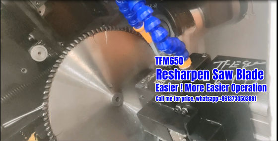 TFM650 CNC دائرية Tct شفرة شفرة طحن آلة لإعادة شحذ