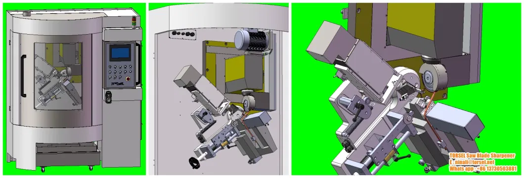 TFM650 CNC دائرية Tct شفرة شفرة طحن آلة لإعادة شحذ 3