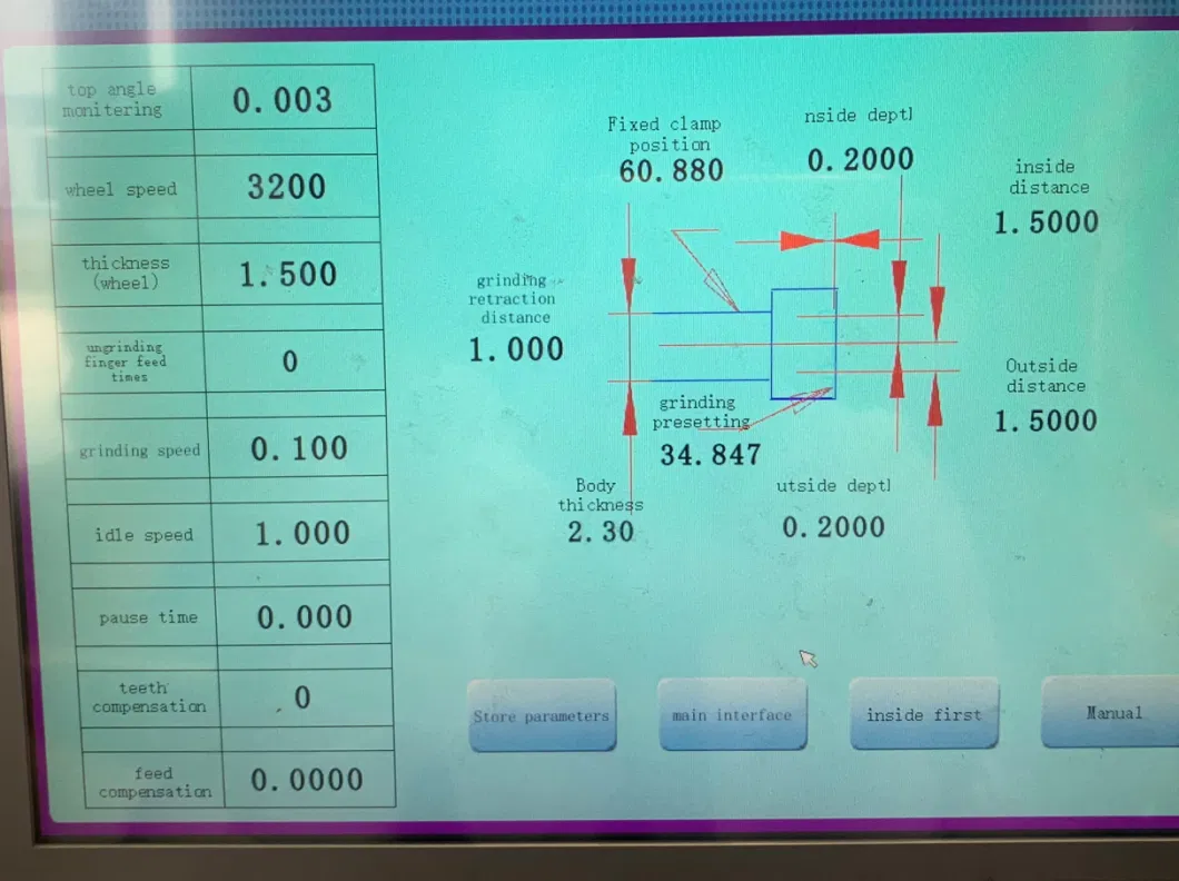 TFM650 CNC دائرية Tct شفرة شفرة طحن آلة لإعادة شحذ 2